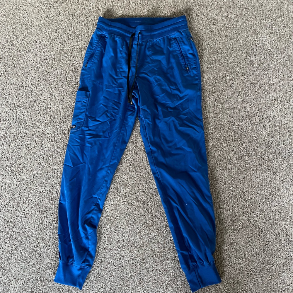 Greys Anatomy blue jogger scrub pants